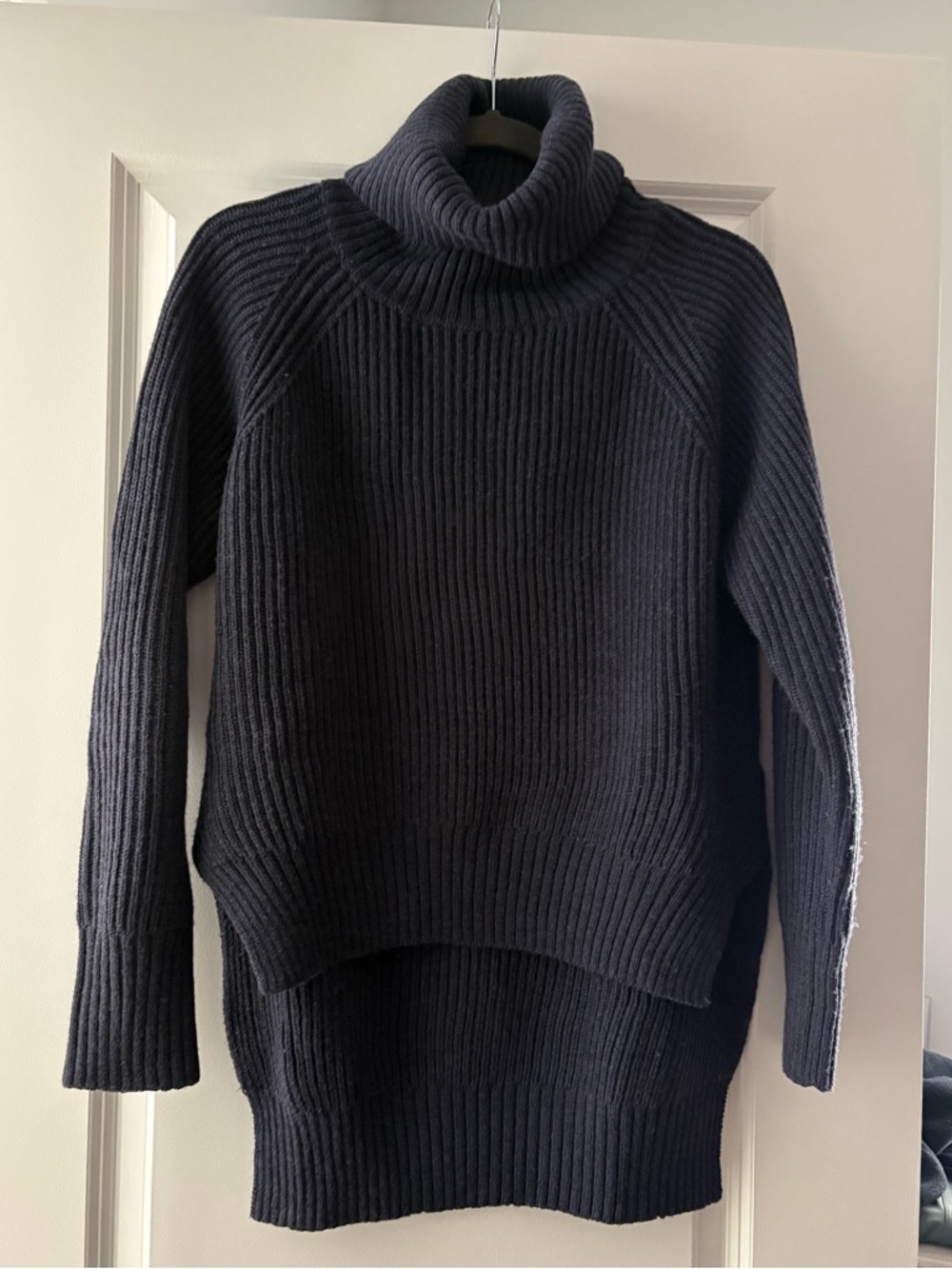 Wilfred Navy Knit Turtleneck
